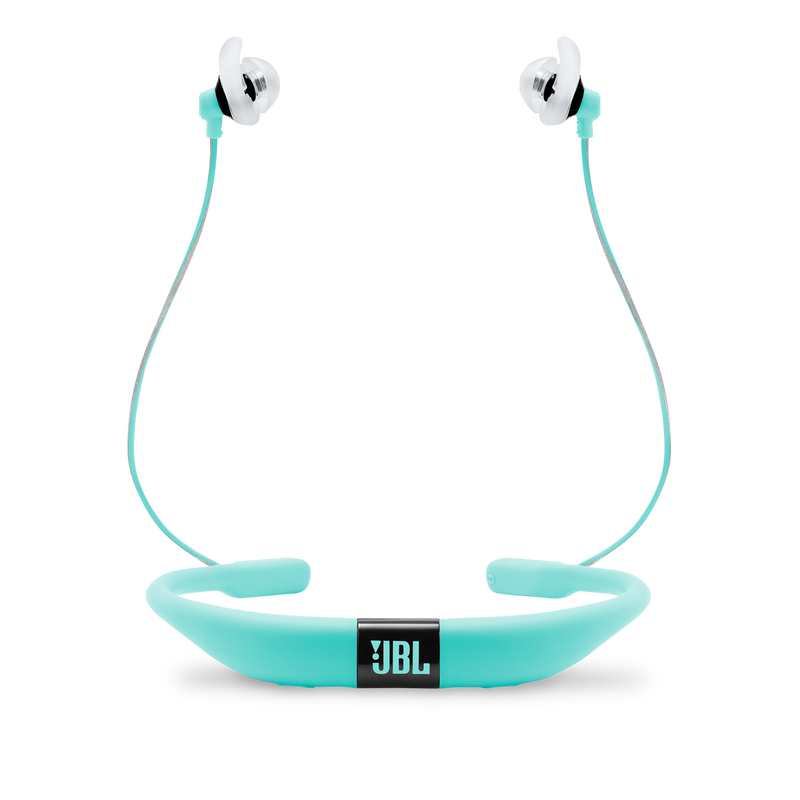 JBL Reflect Fit - Teal - Heart Rate Wireless Headphones - Back image number null