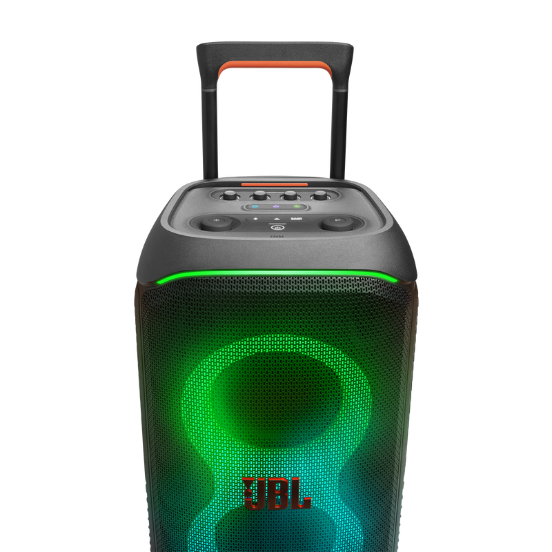 JBL PartyBox Stage 320 - Black - Portable party speaker with wheels - Detailshot 7 image number null