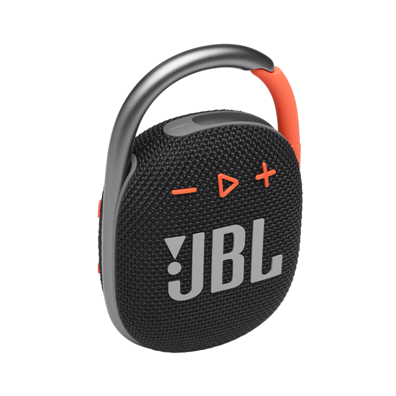 JBL Clip 4 - Black / Orange - Ultra-portable Waterproof Speaker - Hero image number null