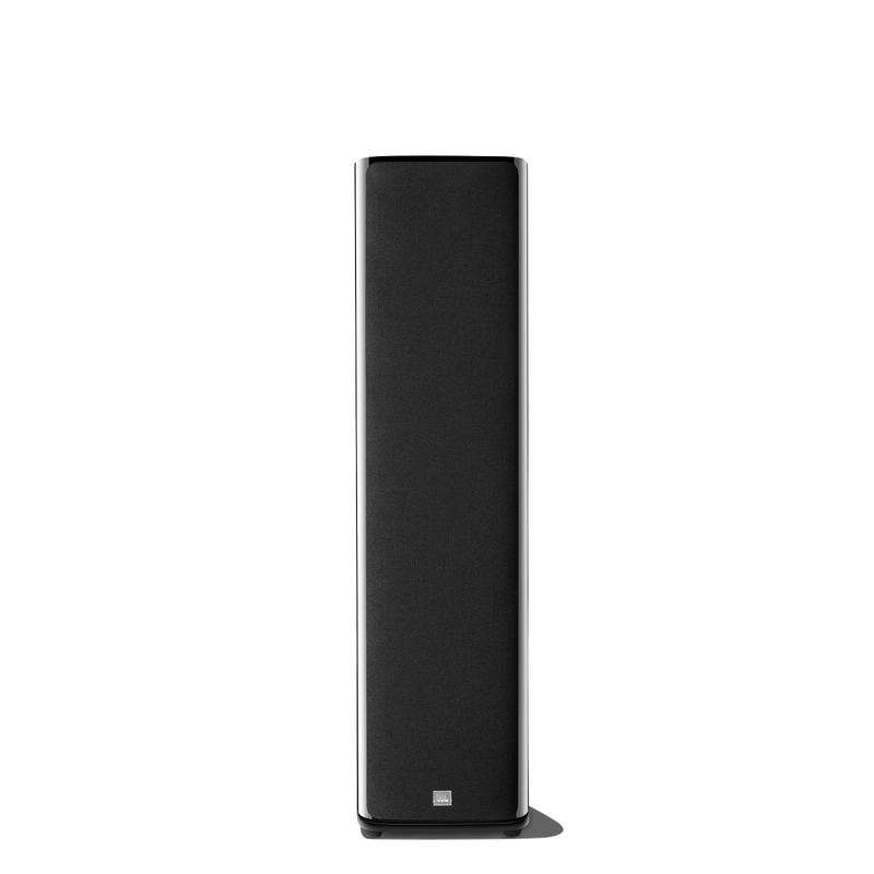 HDI-3800 - Black Gloss - 2 ½-way Triple 8-inch (200mm) Floorstanding Loudspeaker - Front image number null