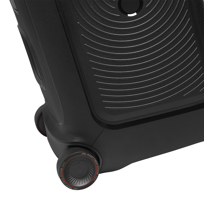 JBL PartyBox Stage 320 - Black - Portable party speaker with wheels - Detailshot 11 image number null