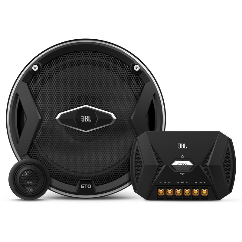 GTO609C - Black - 270-Watt, 6-1/2" Two-Way Component System - Detailshot 2 image number null
