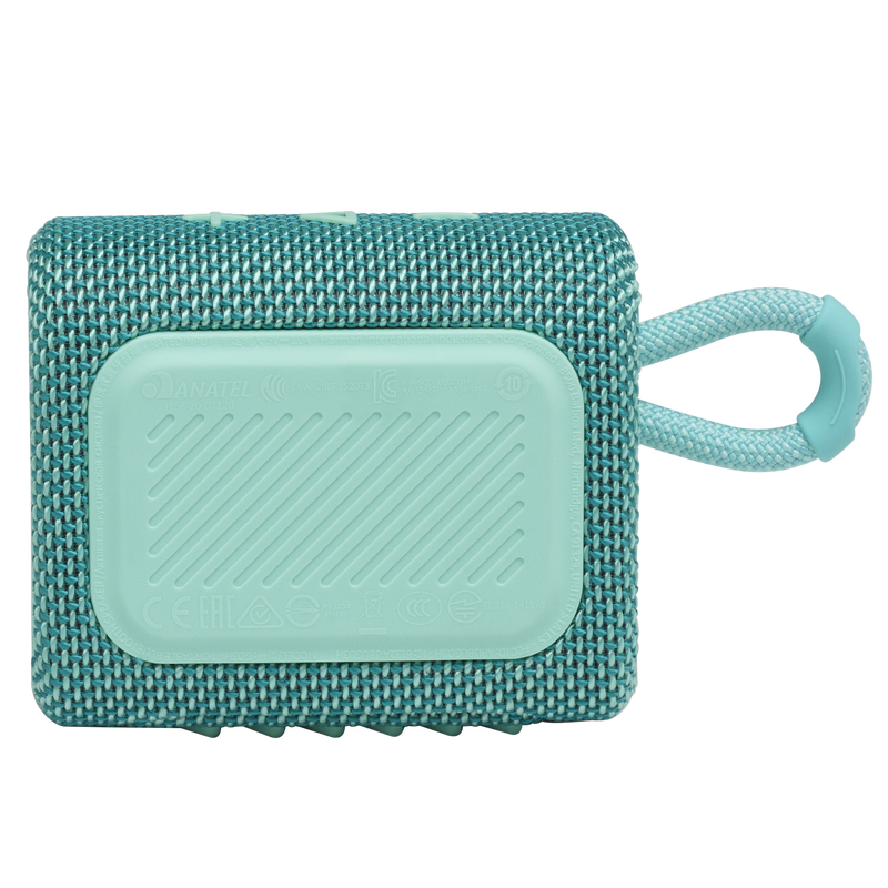 JBL Go 3 - Teal - Portable Waterproof Speaker - Back image number null
