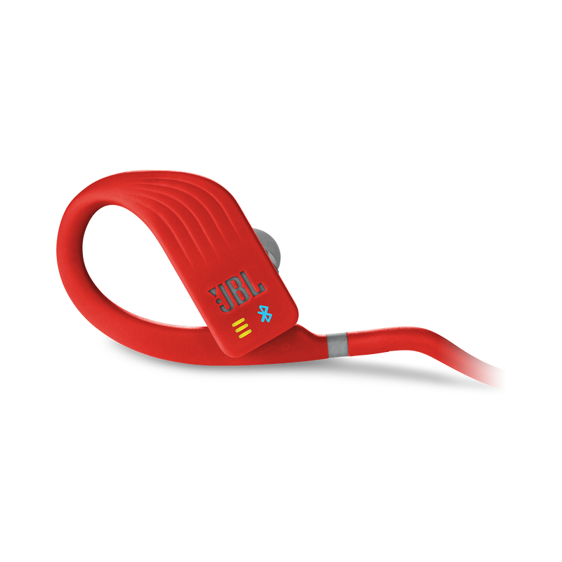 JBL Endurance DIVE - Red - Waterproof Wireless In-Ear Sport Headphones with MP3 Player - Detailshot 2 image number null