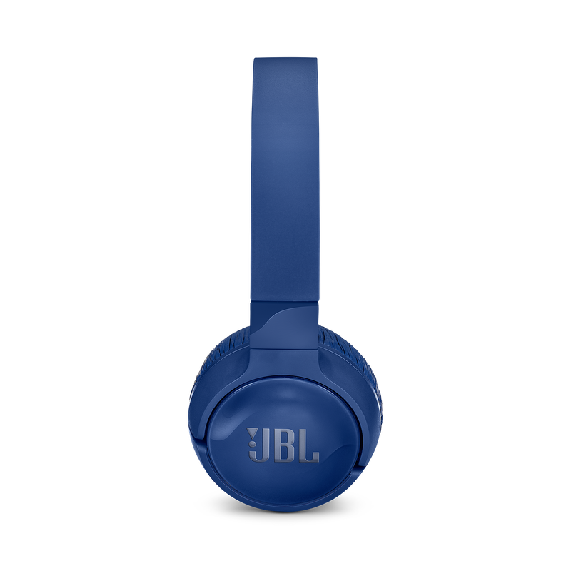 JBL Tune 600BTNC - Blue - Wireless, on-ear, active noise-cancelling headphones. - Left image number null
