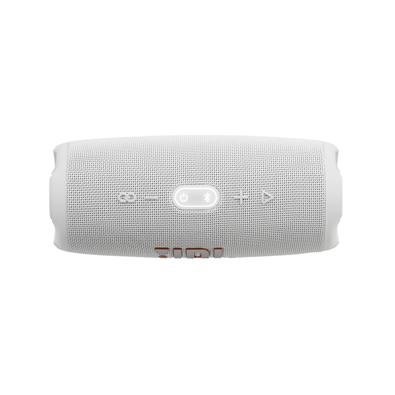 JBL Charge 5 - White - Portable Waterproof Speaker with Powerbank - Top image number null