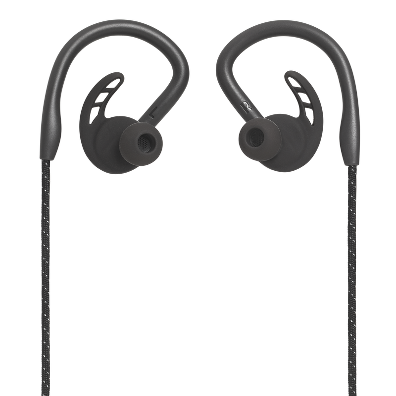 UA Sport Wireless PIVOT - Black - Secure-fitting wireless sport earphones with JBL technology and sound - Front image number null