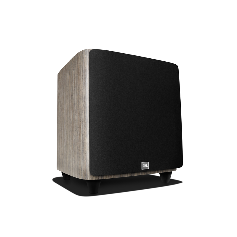 HDI-1200P - Grey Oak - 12-inch (300mm) 1000W Powered Subwoofer - Front image number null