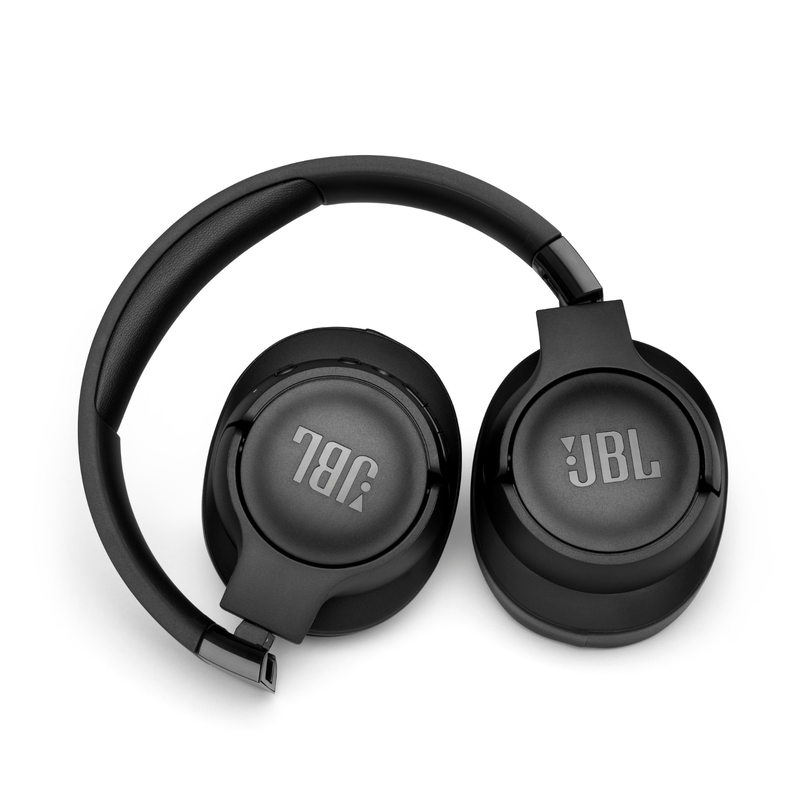JBL Tune 750BTNC - Black - Wireless Over-Ear ANC Headphones - Top image number null
