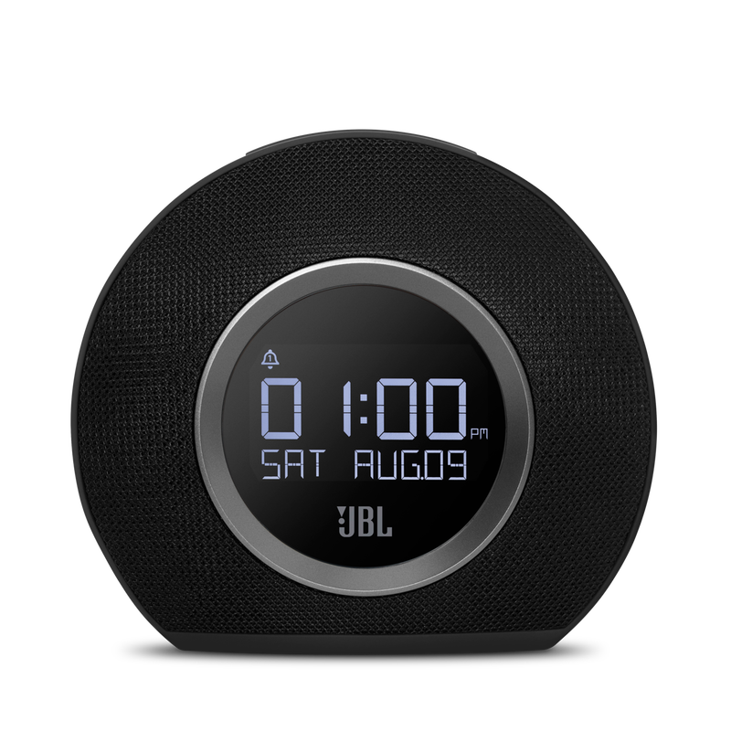 JBL Horizon - Black - Bluetooth clock radio with USB charging and ambient light - Front image number null