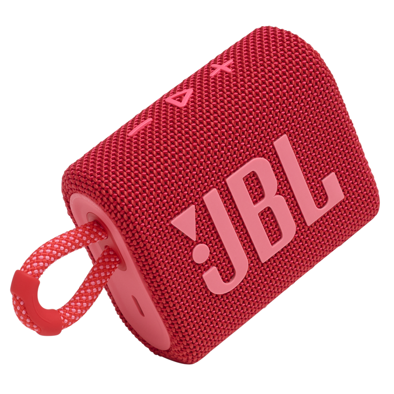 JBL Go 3 - Red - Portable Waterproof Speaker - Detailshot 1 image number null
