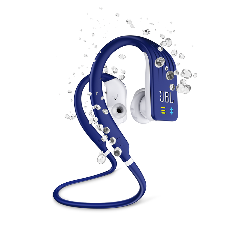 JBL Endurance DIVE - Blue - Waterproof Wireless In-Ear Sport Headphones with MP3 Player - Hero image number null